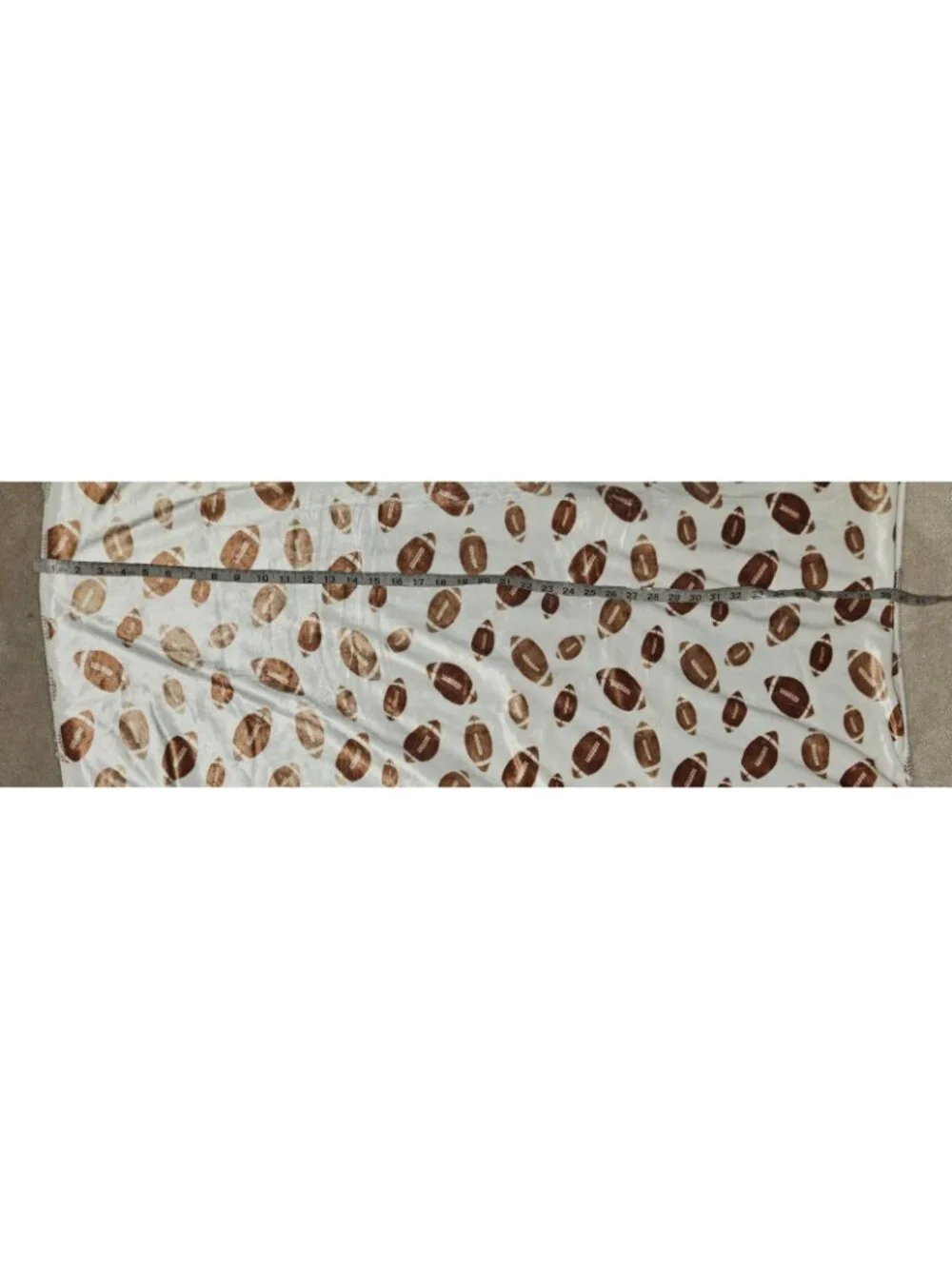 NWOT Football Baby Blanket Soft Fleece Sherpa 30x40 RN 119741 SL Home Fashions